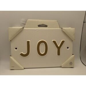 Hearth & Hand With Magnolia "Joy" Metal Christmas Decor Wall Sign